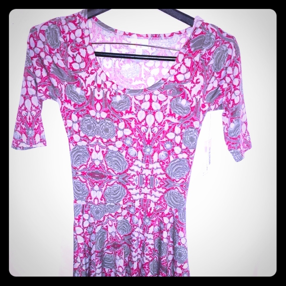 New Lularoe Womens Size Xxs Dress Spandex Slim Fit